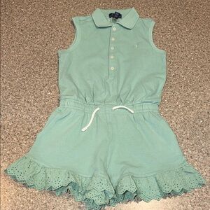 Polo by Ralph Lauren Mint Green Kids Romper